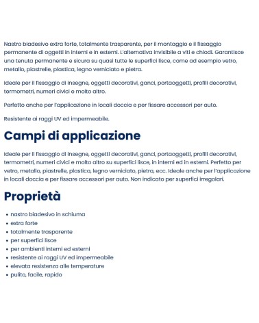 BIADESIVO INVISIBILE 19MM 