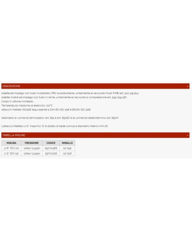 DETENTORE DRIT RAM 1/2    