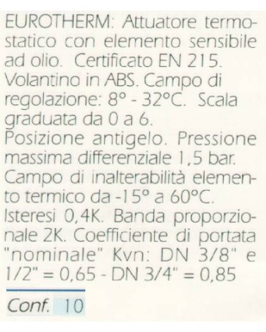 TESTINA TERMOSTATICA NEW  
