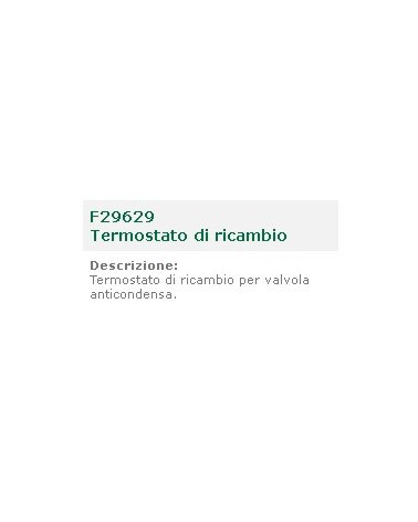 TERMOSTATO RICAMB 55? 9KV 