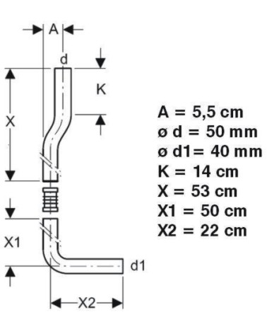 TUBO RISCIACQUO IN 2PZ    
