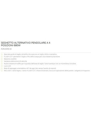 SEGHET ALTERN 680W RJS1050