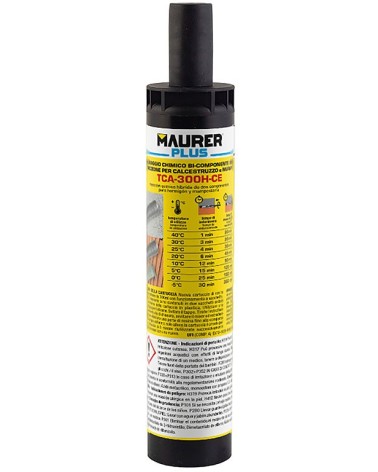 ANCORANTE CHIMICO BICOMPONENTE IBRIDO MPLUS 300ML MAURER TCA-300H-CE