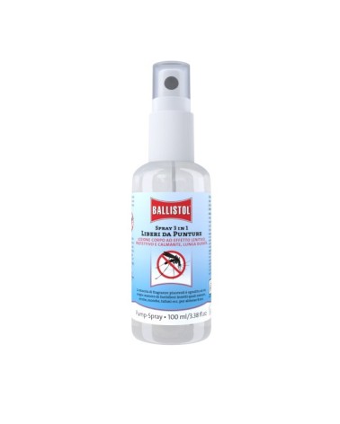 BALLISTOL LIBERI DA PUNTURE 3in1 REPELLENTE ZANZARE 100ML