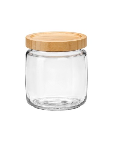 BARATTOLO GIARA IN VETRO 0,75LT BAMBOO TRASPARENTE BORMIOLI