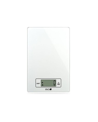BILANCIA DA CUCINA DIGITALE  in vetro colore bianco 15 Kg/1 Gr