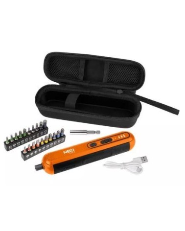 Cacciavite a batteria 4V, Li-Ion, USB-C ART. 04-199 NEO TOOLS