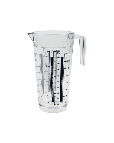 CARAFFA GRADUATA LT1 PLASTICA COSMOPLAST