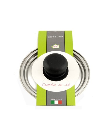 COPERCHIO CON CRAVATTA CM28Coperchio con cravatta in acciaio inox.