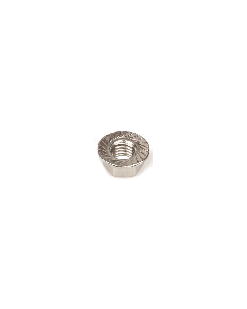 DADO M8 INOX A2-70 FLANGIA ZIGRINATASIM. DIN6923