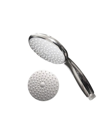 Doccetta in ABS 12CM cromato con getto d'acqua a pioggia.