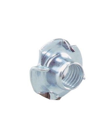 FONDELLO A 4 PUNTE ACCIAIO ZINCATO 8MA D. 22X12 MM