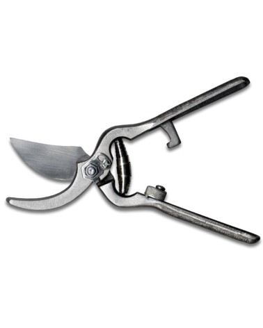 Forbice da vigna forgiata. CM21 SPALLA LUCIDA. Chiusura di sicurezza a crocetta. Ideale per la potatura dei vigneti.