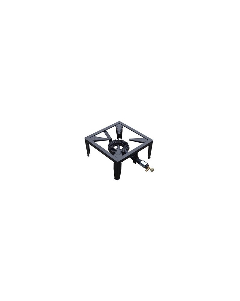 FORNELLONE A GAS 40X40 CM POWERFIRE 4