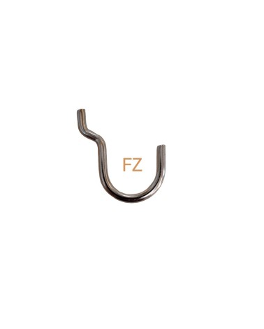 GANCIO PER FORATI FERRO NICHELATO N°3 ART. 260 METALMINUTERIE
