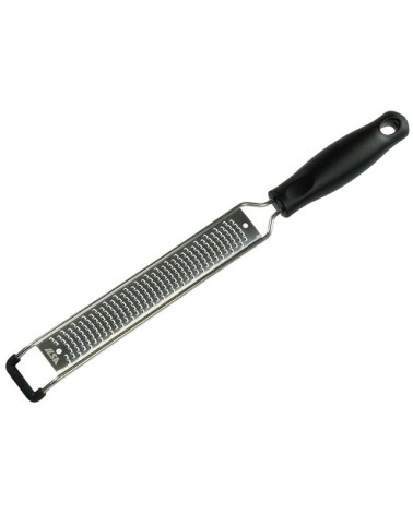 GRATTUGIA INOX CON MANICO ANTISCIVOLO 38,5CM CON LAMA LAMA FINE 3,5X22CM
