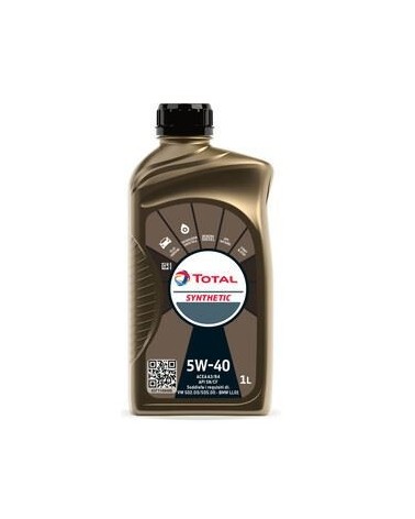 OLIO LUBRIFICANTE TOTAL SYNTHETIC 5W40 1 LT