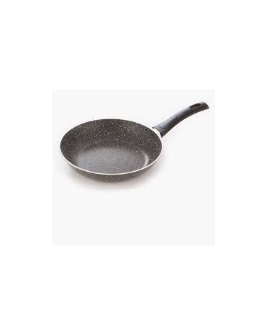 PADELLA CON RIVESTIMENTO ANTIADERENTE EFFETTO PIETRA CM24. Linea Pietra e Gusto ILLAART. CL1224