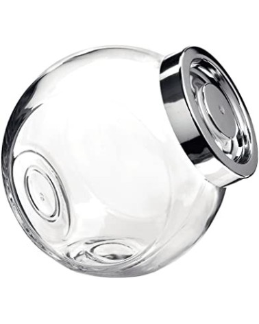 PANDORA VASO CARAMELLE VETRO TRASPARENTE CON CAPSULA METALLICA 223CL BORMIOLI