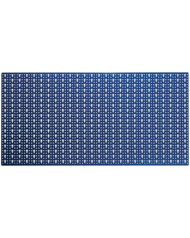 PANNELLO PORTA ATTREZZI IN LAMIERA FORATA MM500X1000COLORE BLU