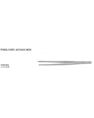 PINZA CHEF ACCIAIO INOX CM.23 AMBROGIO SANELLI COD.1150.023