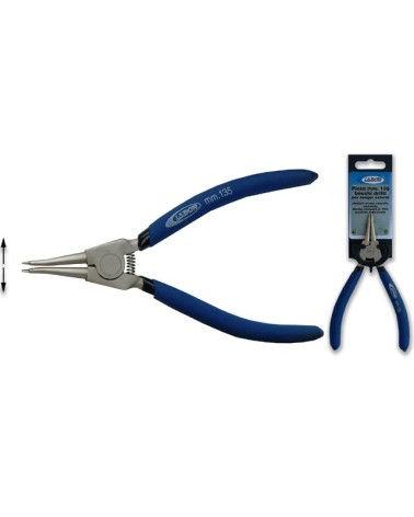 Pinza LABOR MM175 per anelli elastici di sicurezza ( SEEGER ) con becchi diritti per esterni.