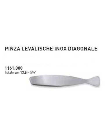 PINZA LEVALISCHE INOX TAGLIO DIAGONALE AMBROGIO SANELLI A1161000