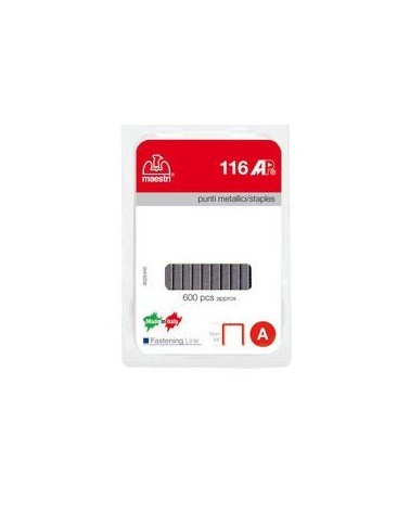 PUNTI SPILLATRICE MAESTRI BLISTER ART. 116 AP 600 PZ
