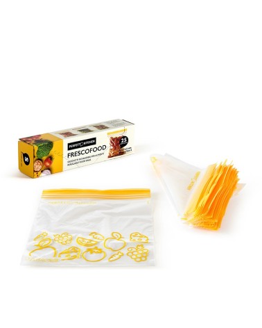 SACCHETTI RICHIUDIBILI PER ALIMENTI FRESCOFOOD MISURA S 21X21,5 CM 1,5LT 20PZ ART. 29161 PERFETTO