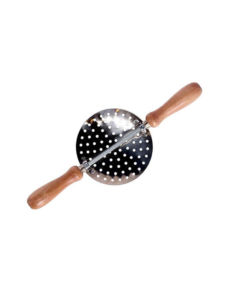SCHIACCIAPASSATELLI ROMAGNOLO INOX A 2 MANICI