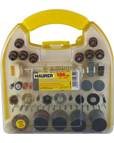 SET 186 ACCESSORI X MINI SMERIGLIATRICE 99850 CON VALIGETTA