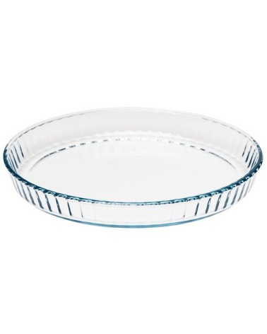 STAMPO CROSTATA PYREX DIAM.28CM, 1,6LT, per 4/5 PERSONE. Stampo tondo per crostate, resistente agli shock termici. Utilizzabile 