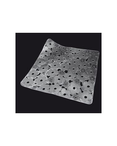 TAPPETO ANTISCIVOLO DOCCIA MARGHERITA 52X52 CM CRYSTAL