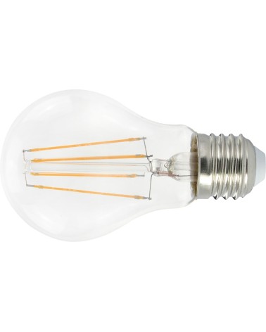 Lampadina a LED 7W  60W con filamento MAURER GOCCIA -  attacco E27 - 2700° K (luce calda) - angolo fascio luminoso 360° - A++