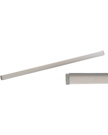 Bris-bris allungabile per tende CM39/60 , MAURER mod. MODAL  - in acciaio bianco - con tappi laterali in gomma antiscivolo e mol
