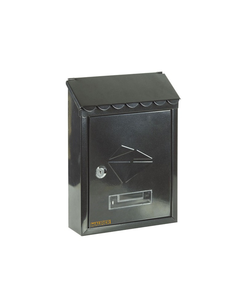 Cassetta postale MAURER mod. STAMP BIANCO- in acciaio verniciato, con tetto apribile - LxHxP 210x300x68 mm - adatta per esterni