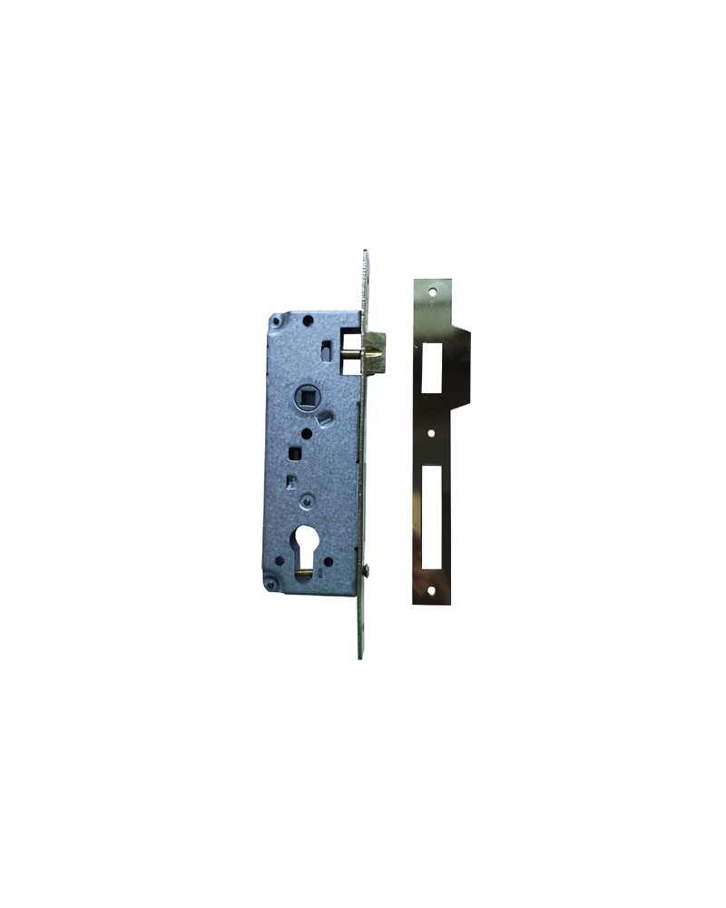 Cisa 5C611-35-0 serie LOGO serratura da infilare per cilindro europeo, catenaccio e scrocco, quadro maniglia, frontale mm.22, bo