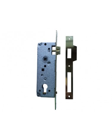 Cisa 5C611-45-0 serie LOGO serratura da infilare per cilindro europeo, catenaccio e scrocco, quadro maniglia, frontale mm.22, bo