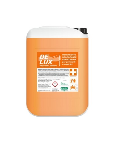 DE-LUX PAVIMENTI E SUPERFICI 5 LT. Detergente / Deodorante / Igienizzante.
