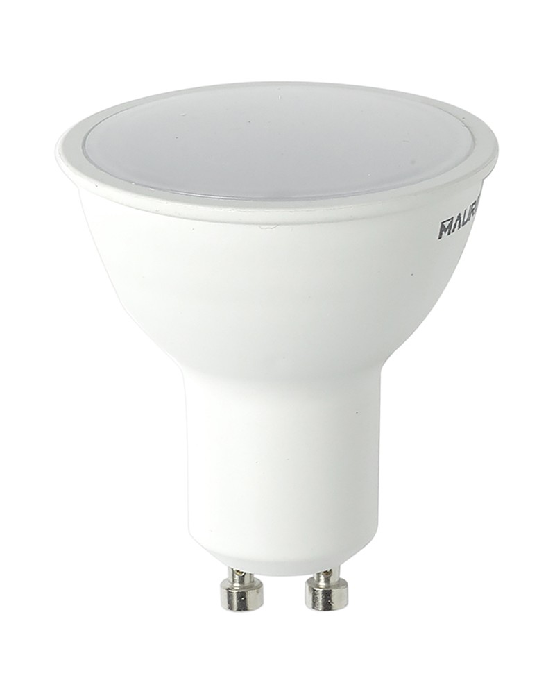 Faretto a LED dimmerabile MAURER - 220-240V -  attacco GU10 - angolo fascio luminoso 100° - 3000° K (luce bianca calda) - 450 Lu