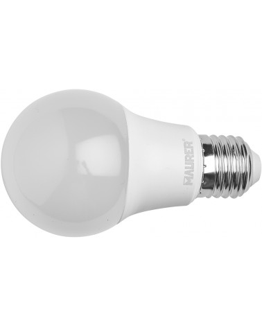 Lampadina a LED 4,9W MAURER goccia smerigliata - supporto in plastica - attacco E27 - 4000 K (luce bianca neutra). 480LUMEN