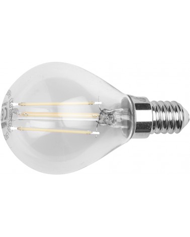 Lampadina a LED con filamento MAURER GLOBO MINI - 4,5W - attacco E14 - 2700° K (luce calda) - 470 Lumen - angolo fascio luminoso
