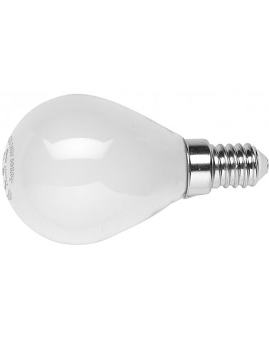 Lampadina a LED con filamento MAURER sfera milky (vetro bianco latte) - attacco E14 - 4000 K (luce bianca neutra)