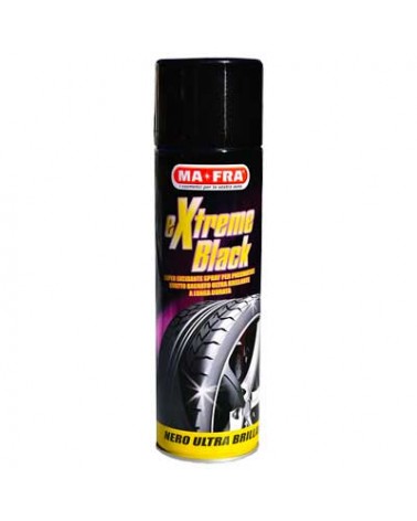 LUCIDA GOMME 'EXTREME BLACK' SPRAY MA-FRA 500 ml. E' un prodotto spray per lucidare le gomme dell’auto