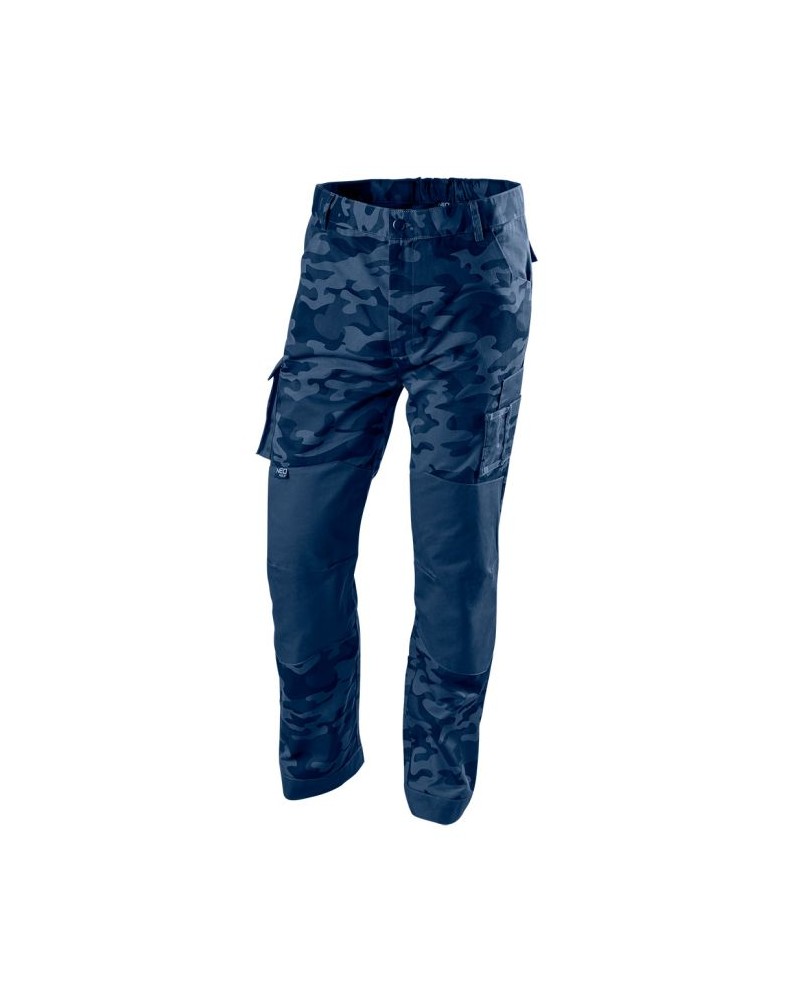 Pantaloni da lavoro CAMO Navy NEO TAGLIA XS(46). Materiali cotone 60%, 37% poliestere, 3% spandex. 255g/m2.