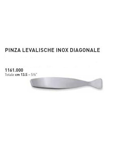 PINZA LEVALISCHE INOX TAGLIO DIAGONALE AMBROGIO SANELLI COD.1161.000
