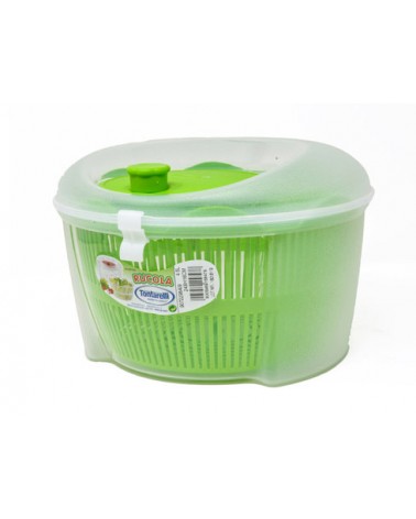 SCOLAINSALATA / RUCOLA VERDECentrifuga DA lt.7,2 per lavare ed asciugare ogni tipo di insalata. Modello Rucola, colore verde.