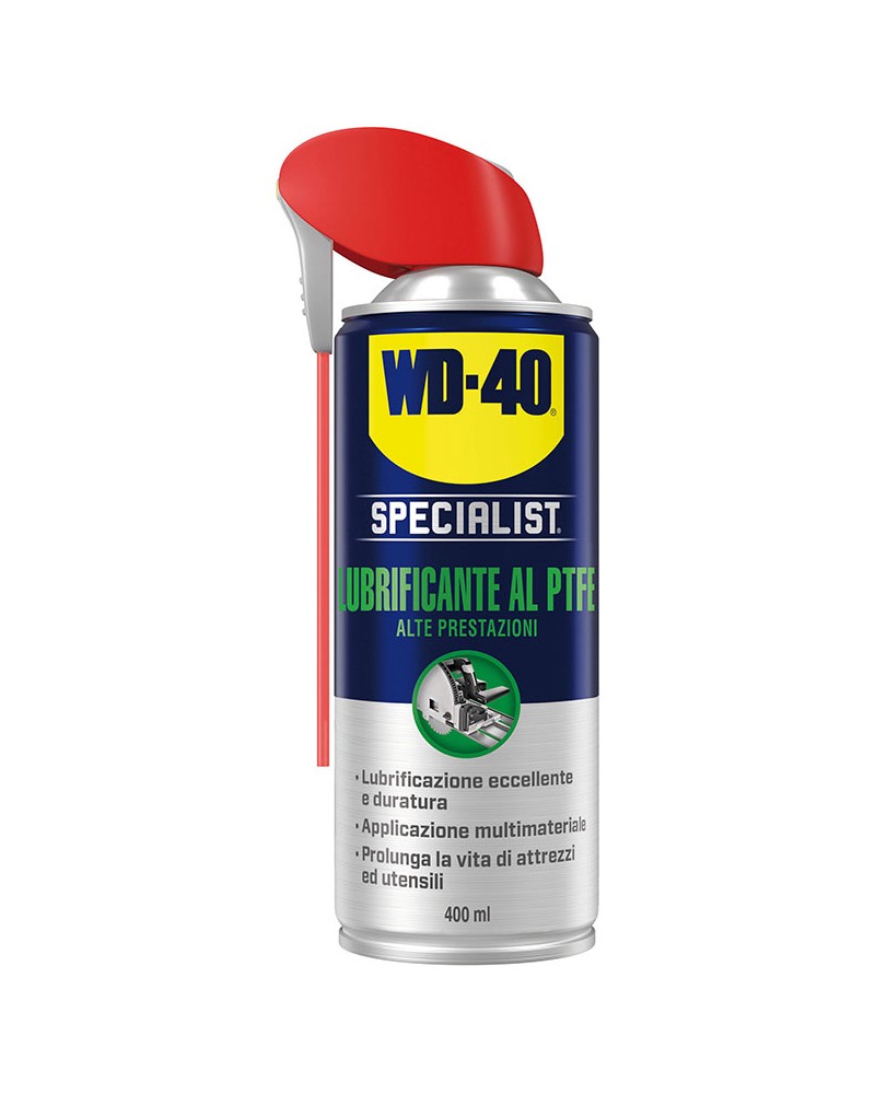 Spray lubrificante WD40 400ML ad alte prestazioni - contiene politetrafluoroetilene che fornisce lubrificazione e protezione ecc