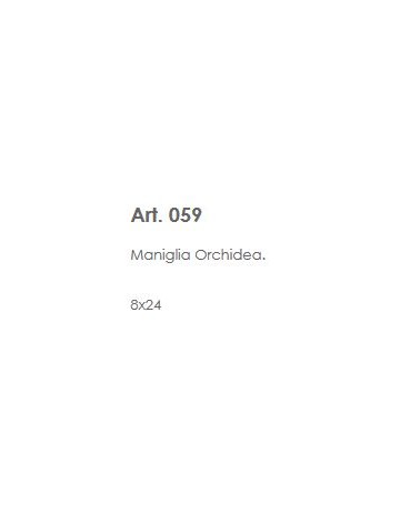 MANIGLIA ORCHIDEA COMP diametro 33
