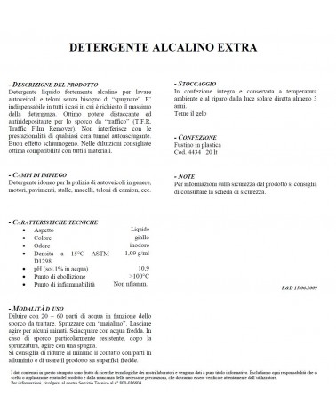 DETERG. ALCALINO EXTRA 20L